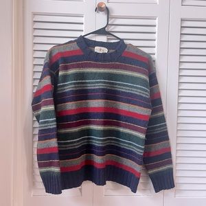 Vintage 90s J. Crew Striped Sweater
